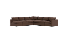 Load image into Gallery viewer, Ciello - Sectional - Chocolate - Regular Backrest