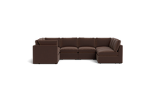 Load image into Gallery viewer, Ciello - Sectional - Chocolate - High Angled