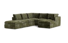 Load image into Gallery viewer, Ciello XL - Sectional - Sage - High Angled