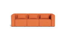 Load image into Gallery viewer, Atmosphere Sleeper Sofa & Sectional - Rounded Backrest - Tangerine