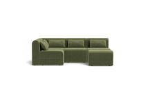 Load image into Gallery viewer, Atmosphere Sleeper Sofa & Sectional - Rounded Backrest - Cypress Green