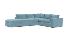 Load image into Gallery viewer, Ciello - Sectional - Aqua - Regular Backrest