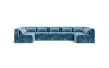 Load image into Gallery viewer, Atmosphere Sleeper Sofa & Sectional - Rounded Backrest - Harbour Blue