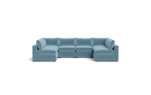 Load image into Gallery viewer, Ciello - Sectional - Aqua - Regular Backrest