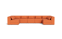 Load image into Gallery viewer, Atmosphere Sleeper Sofa & Sectional - Regular Backrest - Tangerine