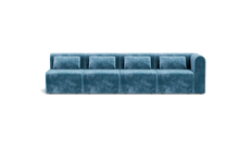Load image into Gallery viewer, Atmosphere Sleeper Sofa & Sectional - Rounded Backrest - Harbour Blue