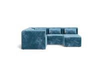 Load image into Gallery viewer, Atmosphere Sleeper Sofa & Sectional - Rounded Backrest - Harbour Blue