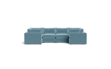 Load image into Gallery viewer, Ciello XL - Sectional - Aqua - Regular Backrest