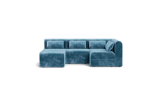 Load image into Gallery viewer, Atmosphere Sleeper Sofa & Sectional - Rounded Backrest - Harbour Blue