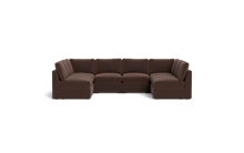 Load image into Gallery viewer, Ciello - Sectional - Chocolate - High Angled