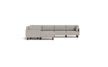 Load image into Gallery viewer, Luna - Sectional - Dream Grey - High Arms - Tall Legs
