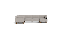 Load image into Gallery viewer, Luna - Sectional - Dream Grey - High Arms - Tall Legs
