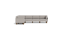 Load image into Gallery viewer, Luna - Sectional - Dream Grey - High Arms - Tall Legs
