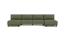 Load image into Gallery viewer, Luna - Sofa - Moss Green - Low Arms - Low Legs
