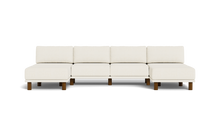 Load image into Gallery viewer, Luna - Sofa - Snowdrift - Low Arms - Tall Legs
