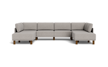 Load image into Gallery viewer, Luna - Sectional - Dream Grey - High Arms - Tall Legs

