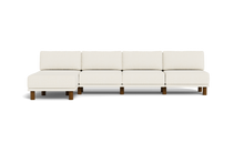 Load image into Gallery viewer, Luna - Sofa - Snowdrift - Low Arms - Tall Legs
