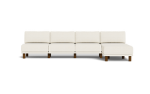 Load image into Gallery viewer, Luna - Sofa - Snowdrift - Low Arms - Tall Legs
