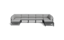 Load image into Gallery viewer, Mistral - Sectional - Pebble - Block - Silver Shade
