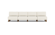 Load image into Gallery viewer, Luna - Sofa - Snowdrift - Low Arms - Tall Legs
