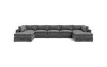 Load image into Gallery viewer, Ciello XL - Sectional - Basalt - Regular Arms
