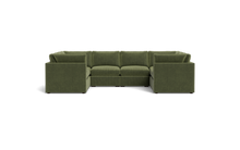 Load image into Gallery viewer, Ciello - Sectional - Cypress Green - High Angled
