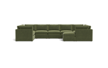 Load image into Gallery viewer, Ciello XL - Sectional - Cypress Green - High Angled
