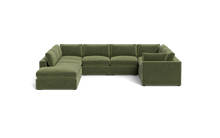 Load image into Gallery viewer, Ciello XL - Sectional - Cypress Green - Regular Arms
