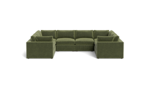 Load image into Gallery viewer, Ciello XL - Sectional - Cypress Green - Regular Arms
