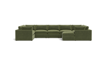 Load image into Gallery viewer, Ciello XL - Sectional - Cypress Green - Regular Arms
