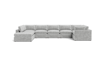 Load image into Gallery viewer, Ciello XL - Sectional - Limestone - Regular Arms
