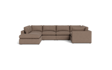 Load image into Gallery viewer, Ciello XL - Sectional - Mocha - Regular Arms
