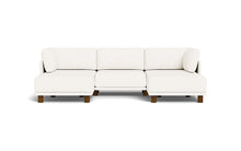 Load image into Gallery viewer, Luna - Sofa - Snowdrift - High Arms - Low Legs
