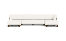Load image into Gallery viewer, Luna - Sofa - Snowdrift - High Arms - Low Legs
