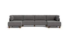 Load image into Gallery viewer, Luna - Sofa - Storm Grey - High Arms - Low Legs
