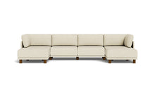 Load image into Gallery viewer, Luna - Sofa - Sunset Beige - High Arms - Low Legs

