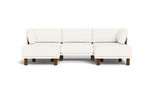 Load image into Gallery viewer, Luna - Sofa - Snowdrift - High Arms - Tall Legs

