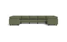 Load image into Gallery viewer, Luna - Sectional - Moss Green - High Arms - Low Legs
