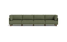 Load image into Gallery viewer, Luna - Sofa - Moss Green - High Arms - Low Legs
