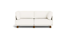 Load image into Gallery viewer, Luna - Sofa - Snowdrift - High Arms - Low Legs
