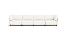 Load image into Gallery viewer, Luna - Sofa - Snowdrift - High Arms - Low Legs
