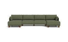 Load image into Gallery viewer, Luna - Sofa - Moss Green - Low Arms - Low Legs
