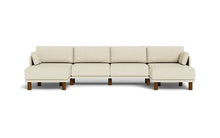Load image into Gallery viewer, Luna - Sofa - Sunset Beige - Low Arms - Tall Legs
