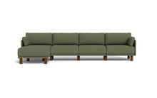 Load image into Gallery viewer, Luna - Sofa - Moss Green - Low Arms - Tall Legs

