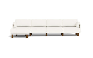Luna - Sofa - Snowdrift - Low Arms - Tall Legs