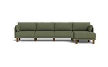 Load image into Gallery viewer, Luna - Sofa - Moss Green - Low Arms - Tall Legs
