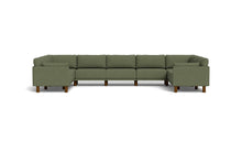 Load image into Gallery viewer, Luna - Sectional - Moss Green - Low Arms - Tall Legs
