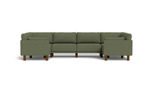 Load image into Gallery viewer, Luna - Sectional - Moss Green - Low Arms - Tall Legs
