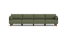 Load image into Gallery viewer, Luna - Sofa - Moss Green - Low Arms - Tall Legs
