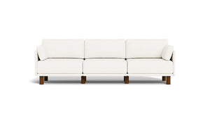 Luna - Sofa - Snowdrift - Low Arms - Tall Legs